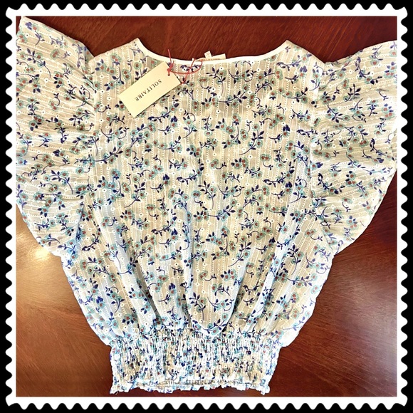 SOLITAIRE Floral Top (NWT) - Picture 3 of 5